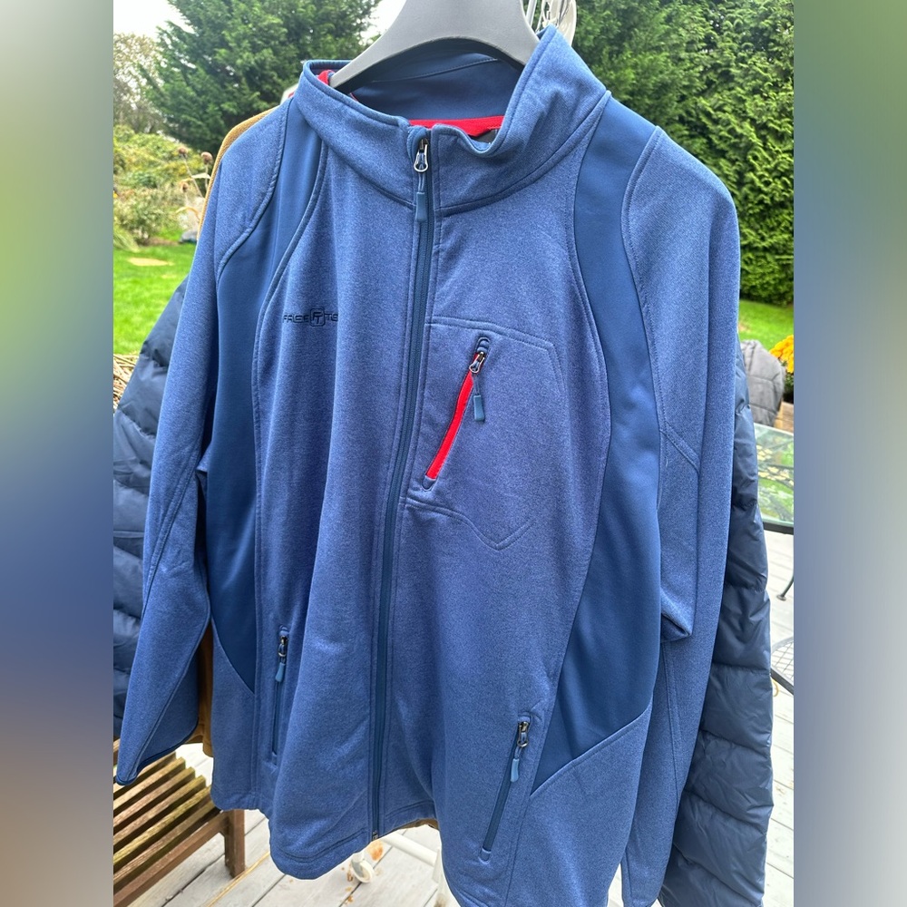 Free tech blue and red - 3x zipup